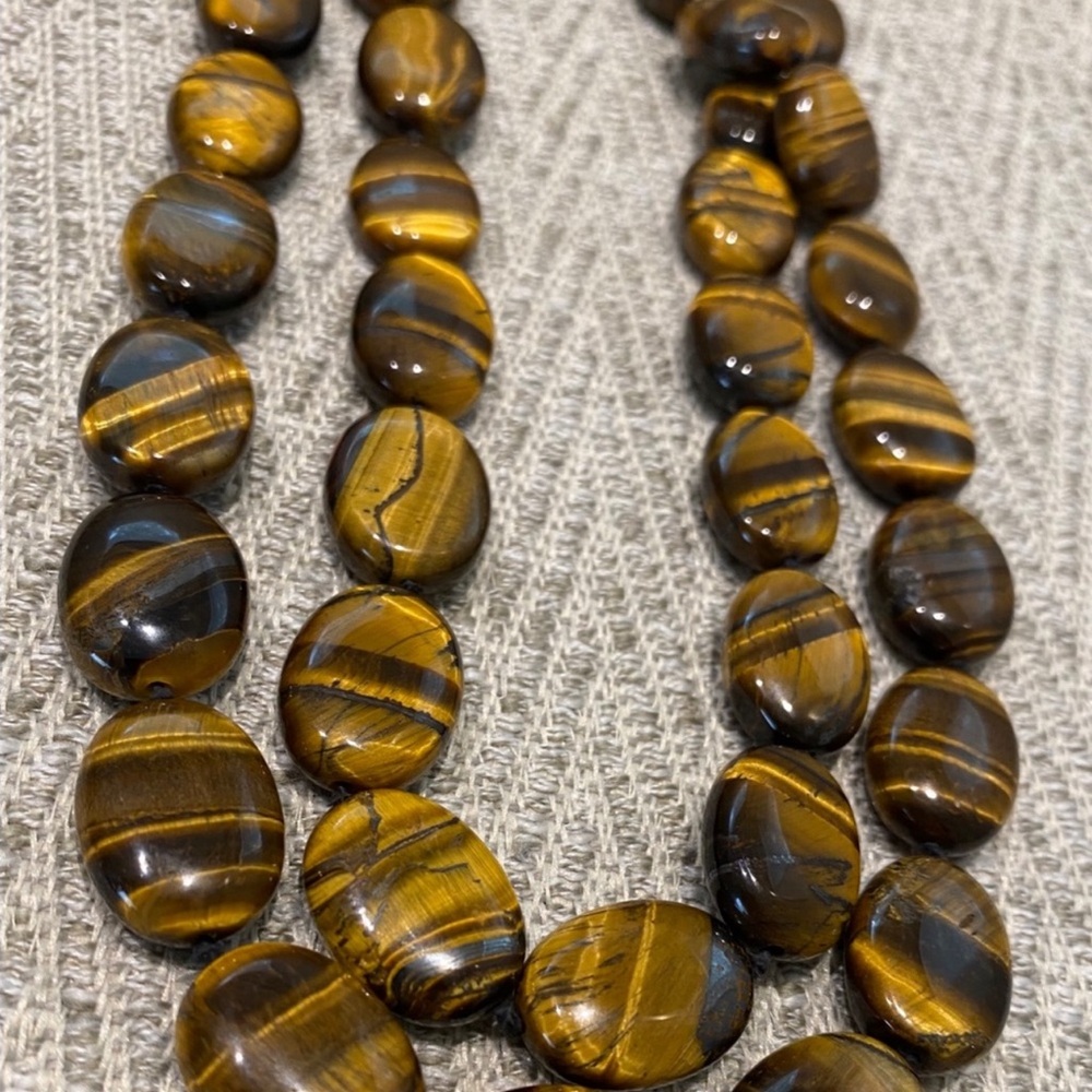 Tiger's Eye Beaded Necklace